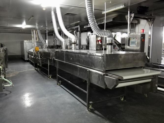 海川湖食品机械设备自动化食品链板输送设备海鲜食品沥水设备